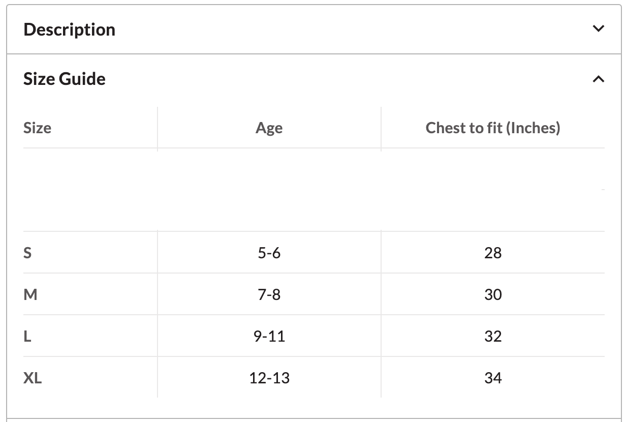 It's a pullover - kids