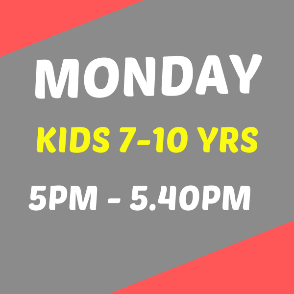 Monday Kids Boxing - Ages 7-10 yrs - 5pm